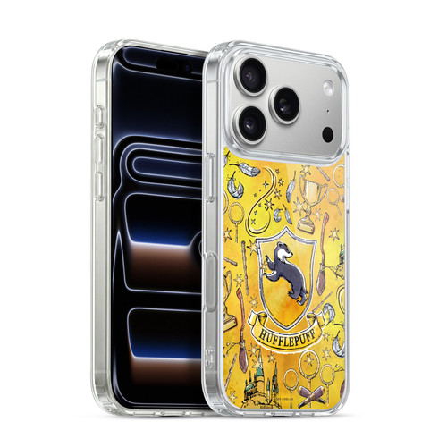 Harry Potter Deathly Hallows XIII Hufflepuff Pattern Soft Gel Case for Apple iPhone 17 Pro