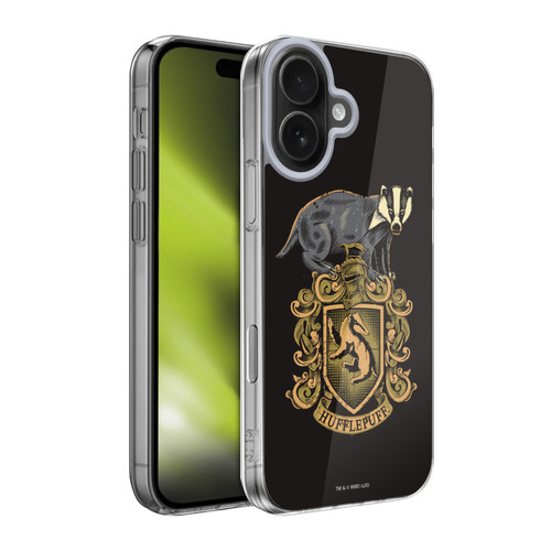 Harry Potter Deathly Hallows XIV Hufflepuff Soft Gel Case for Apple iPhone 17