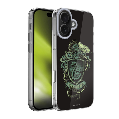 Harry Potter Deathly Hallows XIV Slytherin Soft Gel Case for Apple iPhone 17