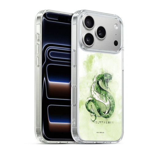 Harry Potter Deathly Hallows XVI Slytherin Soft Gel Case for Apple iPhone 17 Pro
