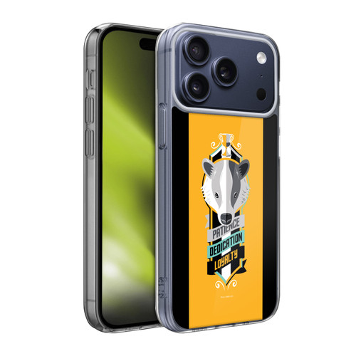 Harry Potter Deathly Hallows VI Hufflepuff Soft Gel Case for Apple iPhone 17 Pro Max