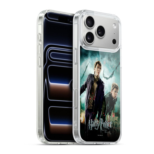 Harry Potter Deathly Hallows VIII Fred & George Weasley Soft Gel Case for Apple iPhone 17 Pro Max