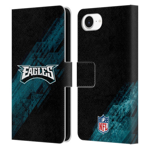NFL Philadelphia Eagles Logo Blur Leather Book Wallet Case Cover For Apple iPhone 16e