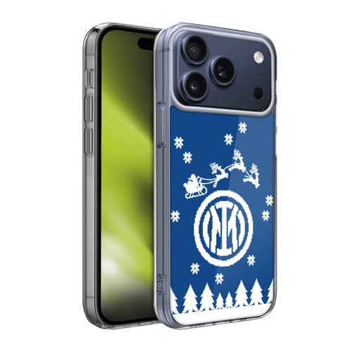 Fc Internazionale Milano Christmas Jumper Santa Sleigh Soft Gel Case for Apple iPhone 17 Pro Max