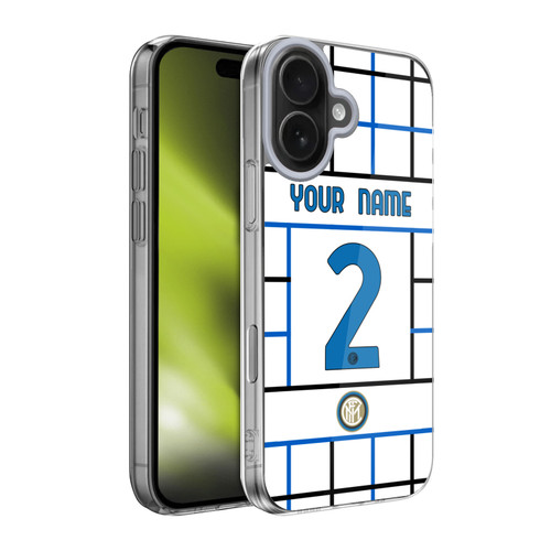Custom Customised Personalised Inter Milan 2020/21 Crest Kit Away Soft Gel Case for Apple iPhone 17 Custom Customised Personalised Inter Milan 2020/21 Crest Kit Away Soft Gel Case for Apple iPhone 17