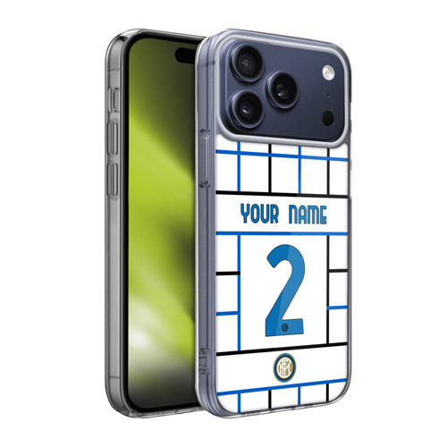 Custom Customised Personalised Inter Milan 2020/21 Crest Kit Away Soft Gel Case for Apple iPhone 17 Pro Max Custom Customised Personalised Inter Milan 2020/21 Crest Kit Away Soft Gel Case for Apple iPhone 17 Pro Max