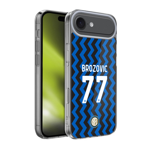 Fc Internazionale Milano 2020/21 Players Home Kit Group 2 Marcelo Brozović Soft Gel Case for Apple iPhone 17 Air