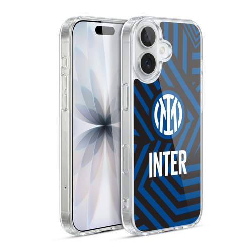 Fc Internazionale Milano Patterns Abstract 1 Soft Gel Case for Apple iPhone 17