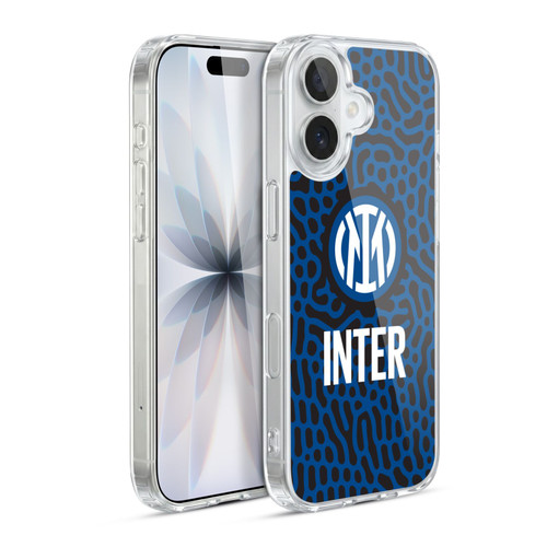 Fc Internazionale Milano Patterns Abstract 2 Soft Gel Case for Apple iPhone 17