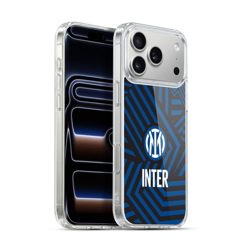 Fc Internazionale Milano Patterns Abstract 1 Soft Gel Case for Apple iPhone 17 Pro Max