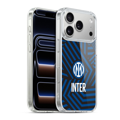 Fc Internazionale Milano Patterns Abstract 1 Soft Gel Case for Apple iPhone 17 Pro