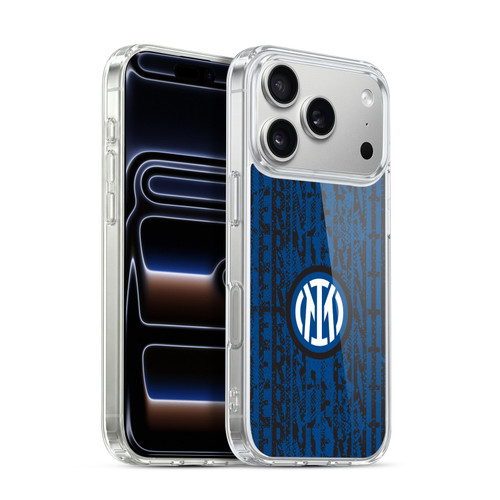Fc Internazionale Milano Patterns Snake Wordmark Soft Gel Case for Apple iPhone 17 Pro