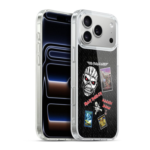 Iron Maiden Graphics Collage Soft Gel Case for Apple iPhone 17 Pro Max