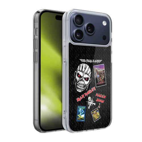 Iron Maiden Graphics Collage Soft Gel Case for Apple iPhone 17 Pro