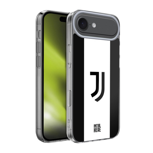 Custom Customised Personalised Juventus Football Club Graphics Bold Stripe Soft Gel Case for Apple iPhone 17 Air