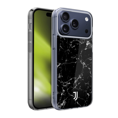 Juventus Football Club Marble Black 2 Soft Gel Case for Apple iPhone 17 Pro Max