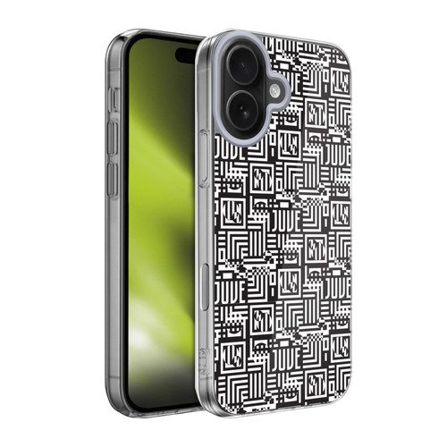 Juventus Football Club Patterns Maze Soft Gel Case for Apple iPhone 17