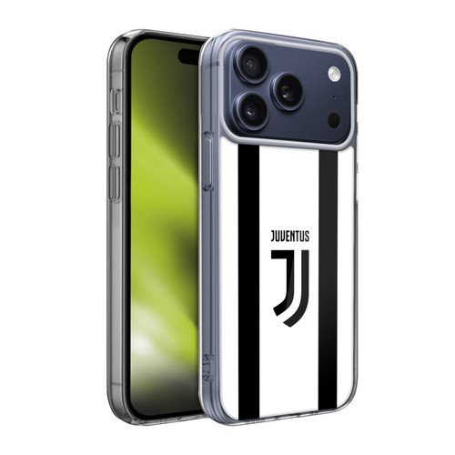 Juventus Football Club 2018/19 Race Kit Home Soft Gel Case for Apple iPhone 17 Pro Max