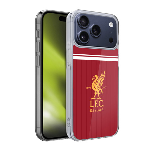 Liverpool Football Club Kit 2017/18 Liver Bird Home Shirt Soft Gel Case for Apple iPhone 17 Pro