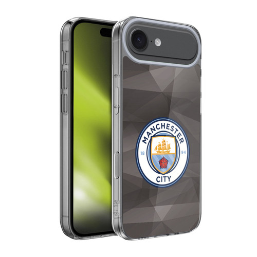 Manchester City Man City FC Badge Geometric Black Full Colour Soft Gel Case for Apple iPhone 17 Air Manchester City Man City FC Badge Geometric Black Full Colour Soft Gel Case for Apple iPhone 17 Air