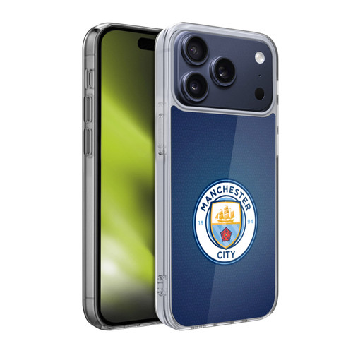 Manchester City Man City FC Badge Pixels Obsidian Mosaic Full Colour Soft Gel Case for Apple iPhone 17 Pro Manchester City Man City FC Badge Pixels Obsidian Mosaic Full Colour Soft Gel Case for Apple iPhone 17 Pro