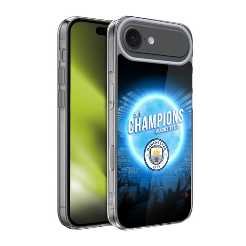 Manchester City Man City FC 2019 Champions Blue Moon Soft Gel Case for Apple iPhone 17 Air