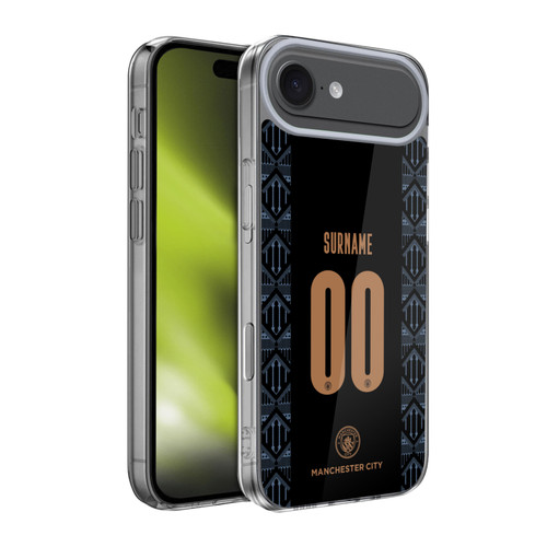 Custom Customised Personalised Manchester City Man City FC 2020/21 Badge Kit Away Soft Gel Case for Apple iPhone 17 Air