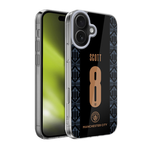 Manchester City Man City FC 2020/21 Women's Away Kit Group 1 Jill Scott Soft Gel Case for Apple iPhone 17