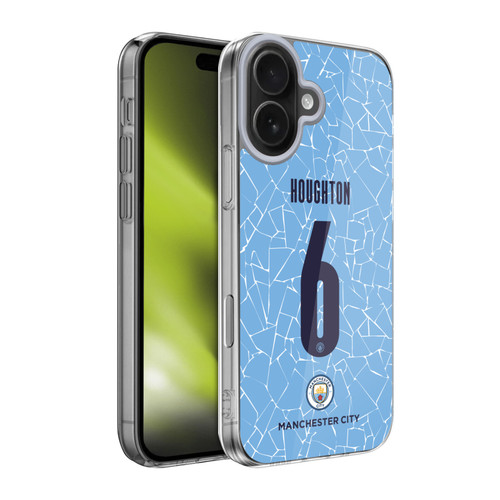 Manchester City Man City FC 2020/21 Women's Home Kit Group 1 Steph Houghton Soft Gel Case for Apple iPhone 17