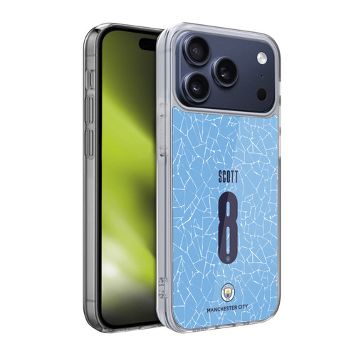 Manchester City Man City FC 2020/21 Women's Home Kit Group 1 Jill Scott Soft Gel Case for Apple iPhone 17 Pro