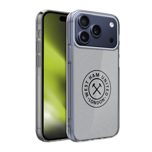 West Ham United FC Crest Graphics London Soft Gel Case for Apple iPhone 17 Pro Max