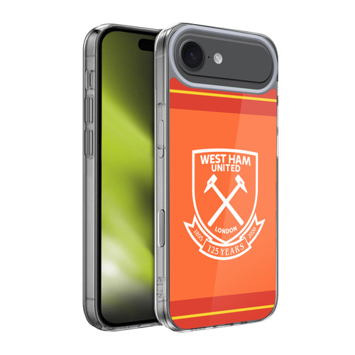 West Ham United FC 2020/21 Crest Kit Away Goalkeeper Soft Gel Case for Apple iPhone 17 Air