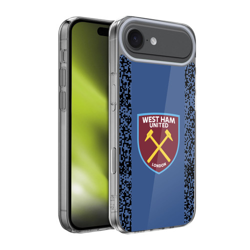 West Ham United FC 2021/22 Crest Kit Away Goalkeeper Soft Gel Case for Apple iPhone 17 Air