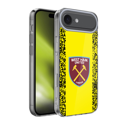 West Ham United FC 2021/22 Crest Kit Third Goalkeeper Soft Gel Case for Apple iPhone 17 Air