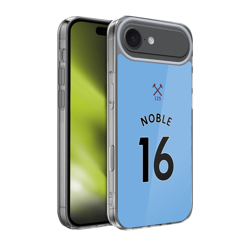 West Ham United FC 2020/21 Players Away Kit Mark Noble Soft Gel Case for Apple iPhone 17 Air