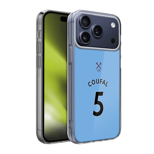 West Ham United FC 2020/21 Players Away Kit Vladimir Coufal Soft Gel Case for Apple iPhone 17 Pro Max West Ham United FC 2020/21 Players Away Kit Vladimir Coufal Soft Gel Case for Apple iPhone 17 Pro Max