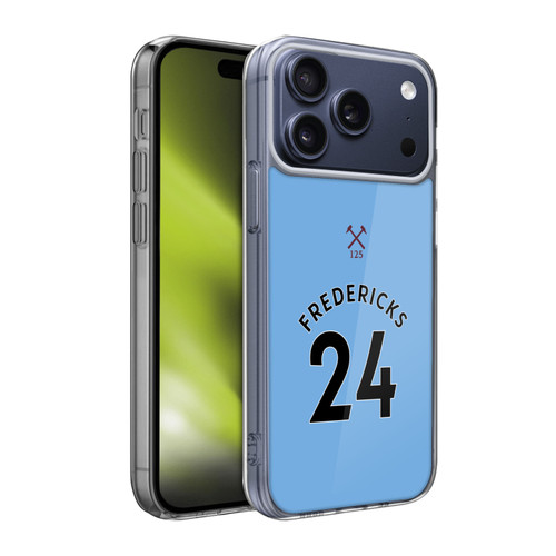 West Ham United FC 2020/21 Players Away Kit Ryan Fredericks Soft Gel Case for Apple iPhone 17 Pro Max West Ham United FC 2020/21 Players Away Kit Ryan Fredericks Soft Gel Case for Apple iPhone 17 Pro Max