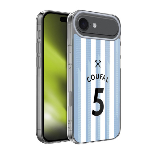 West Ham United FC 2021/22 Players Away Kit Vladimír Coufal Soft Gel Case for Apple iPhone 17 Air West Ham United FC 2021/22 Players Away Kit Vladimír Coufal Soft Gel Case for Apple iPhone 17 Air