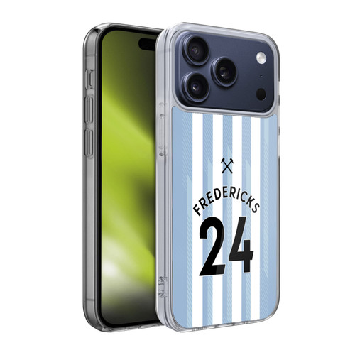 West Ham United FC 2021/22 Players Away Kit Ryan Fredericks Soft Gel Case for Apple iPhone 17 Pro West Ham United FC 2021/22 Players Away Kit Ryan Fredericks Soft Gel Case for Apple iPhone 17 Pro