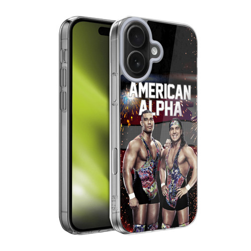 WWE American Alpha LED Image Soft Gel Case for Apple iPhone 17