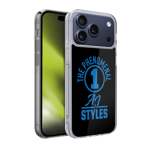 WWE Aj Styles The Phenomenal One Soft Gel Case for Apple iPhone 17 Pro