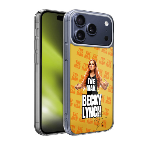 WWE Becky Lynch The Man Image 4 Soft Gel Case for Apple iPhone 17 Pro Max