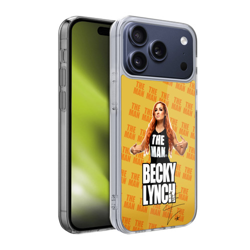 WWE Becky Lynch The Man Image 4 Soft Gel Case for Apple iPhone 17 Pro