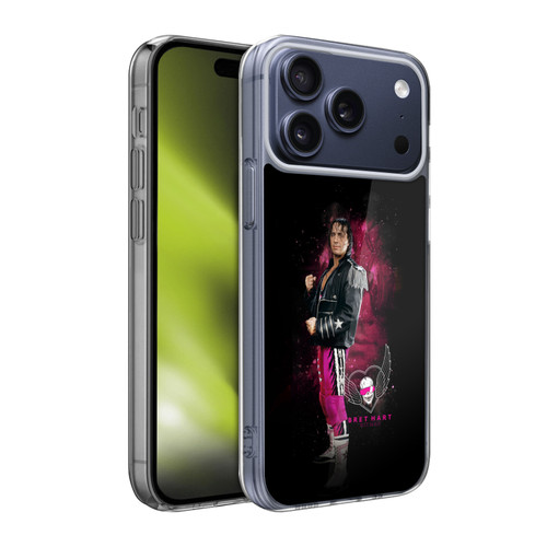 WWE Bret Hart Profile Soft Gel Case for Apple iPhone 17 Pro Max
