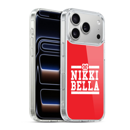 WWE Nikki Bella Logotype Soft Gel Case for Apple iPhone 17 Pro