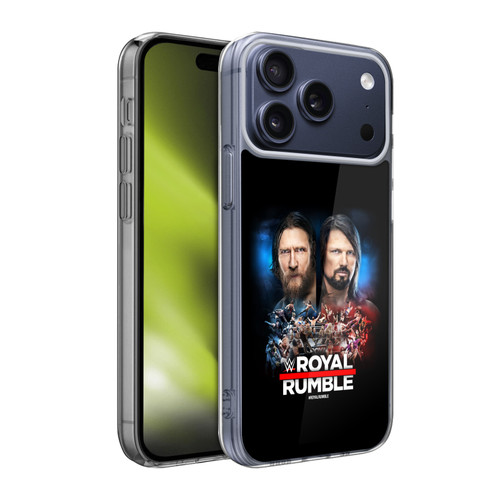 WWE 2019 Royal Rumble Daniel Bryan And AJ Styles Soft Gel Case for Apple iPhone 17 Pro Max