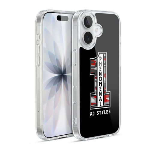 WWE 2017/18 Superstars AJ Styles Phenomenal 1 Soft Gel Case for Apple iPhone 17
