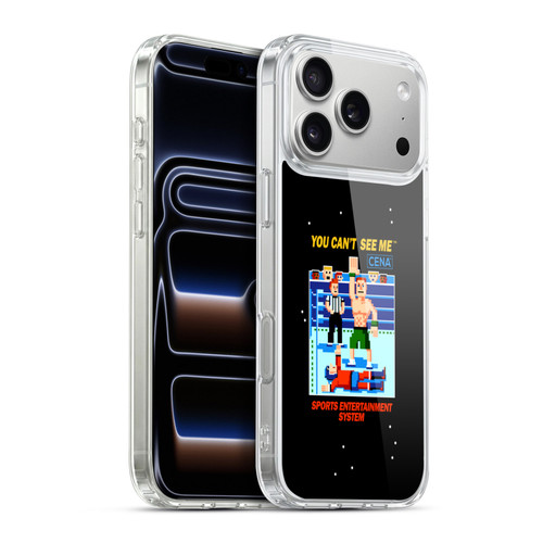 WWE 2017/18 Superstars John Cena 8-Bit Retro Soft Gel Case for Apple iPhone 17 Pro Max