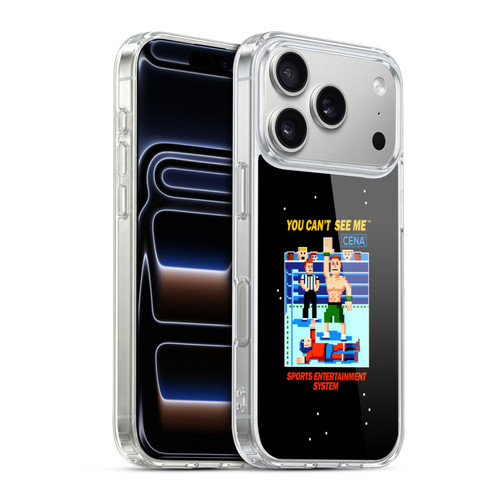 WWE 2017/18 Superstars John Cena 8-Bit Retro Soft Gel Case for Apple iPhone 17 Pro