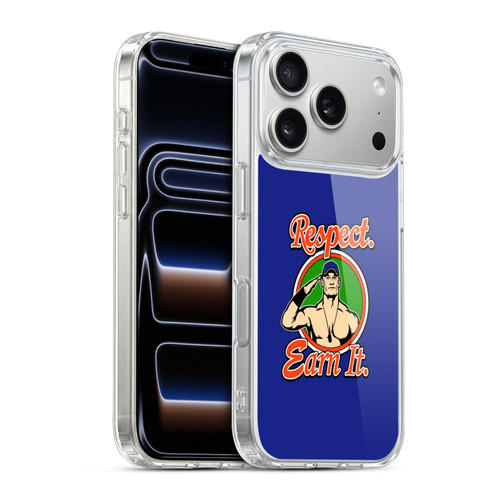 WWE 2017/18 Superstars John Cena Respect Earn It Soft Gel Case for Apple iPhone 17 Pro